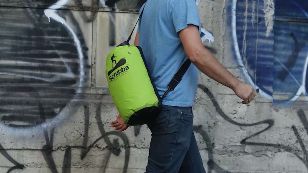 Ingenious Backpack Doubles Up As A Portable Laundry Machine