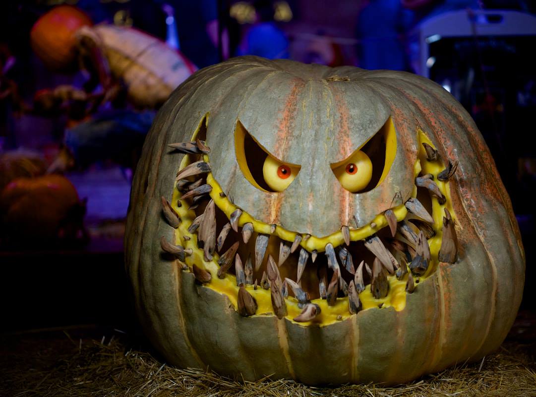 Las Vegas pumpkin carver's designs bring Halloween feel to Centennial Hills  Library — PHOTOS