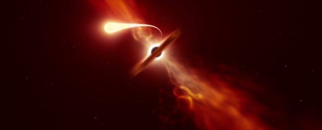 Astronomers Witness Star Getting Devoured By A Black Hole