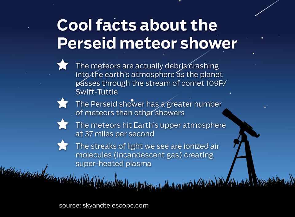 Image result for perseid meteor shower