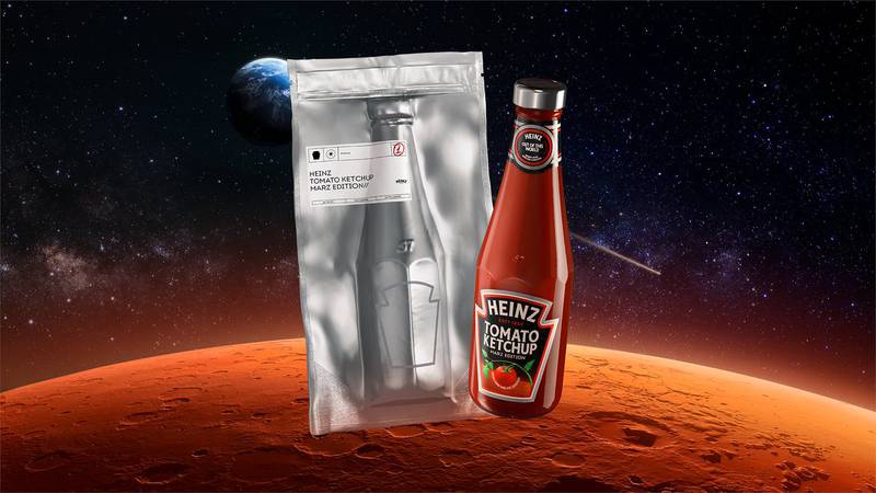 Heinz Unveils "Marz Edition" Ketchup For Space Pioneers