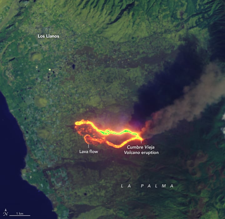 Canary Island Volcano Continues To Erupt After Two Weeks   Lapalma762 Oli 2021269 