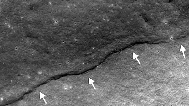 Earth's Gravity Is Pulling Cracks In The Moon's Surface