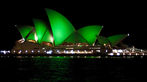 opera house green st patricks day