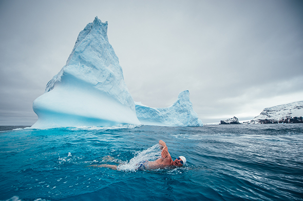 Lewis Pugh Swims Antarctica's Icy Ross Sea To Save Pristine Ecosystem