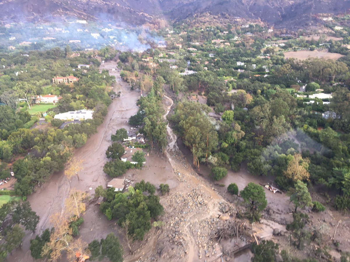 FireRavaged Santa Barbara Now Grapples With Devastating Mudslides