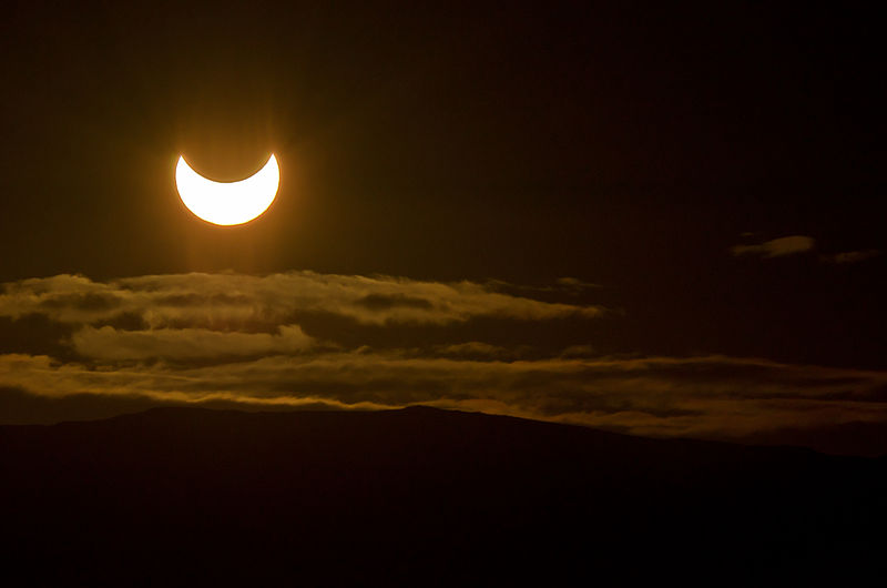 Lucky Few Witness Partial Eclipse Of The Midnight Sun