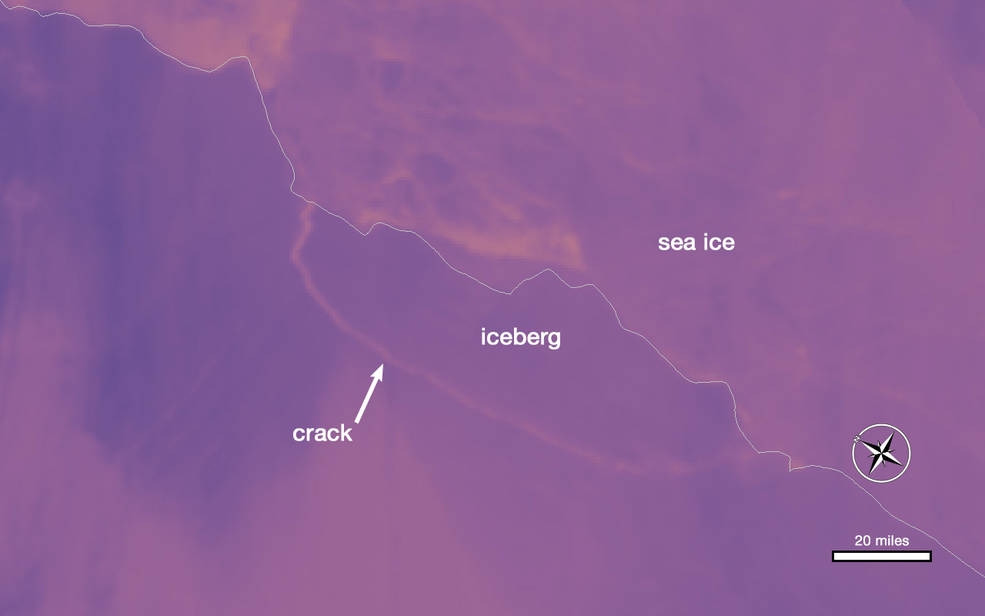 Trillion Ton Iceberg Breaks Free From Antarctica