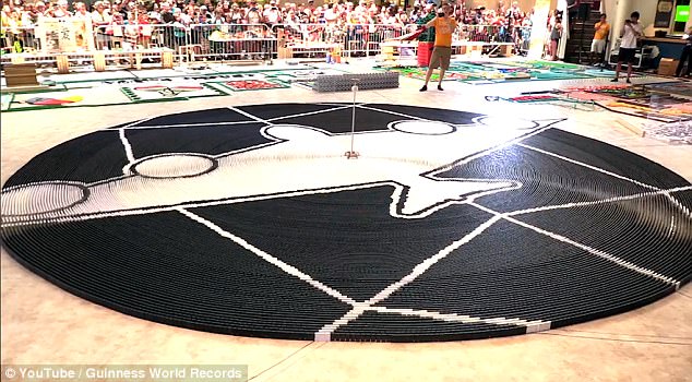 Video Of The Week — 76,017 Dominoes Chain Reaction Sets New Guinness World Record