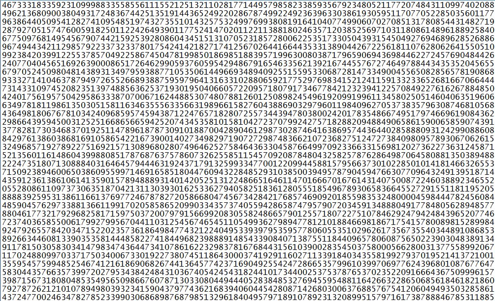 Newly Discovered Largest Prime Number Could Fill Up 9,000 ...