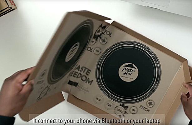 Pizza Hut Ups The Game With Movie Projector Box