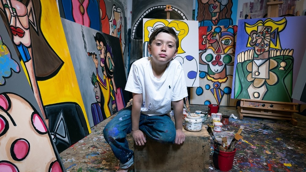 11-Year-Old Andres Valencia Takes Art World By Storm