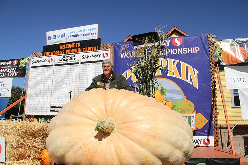 Oregon Resident Wins "Super Bowl" of Pumpkin Weigh-Offs For The Fourth Time