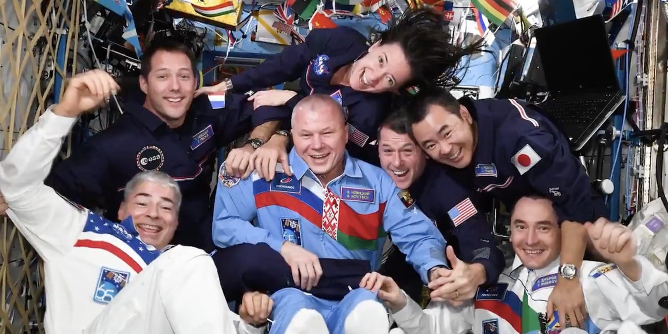 ISS Astronauts Stage The First-Ever Galactic Olympics!