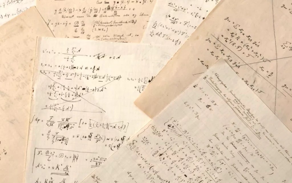 Albert Einstein's Notes On Theory of Relativity Set Auction Record