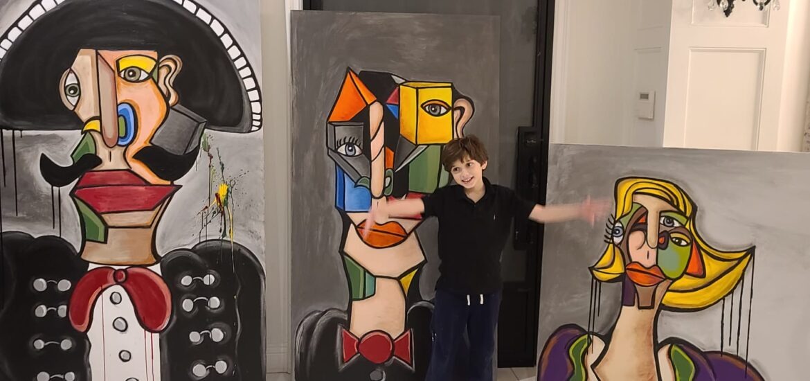 10-Year-Old Painting Prodigy Created a Modern Day 'Guernica