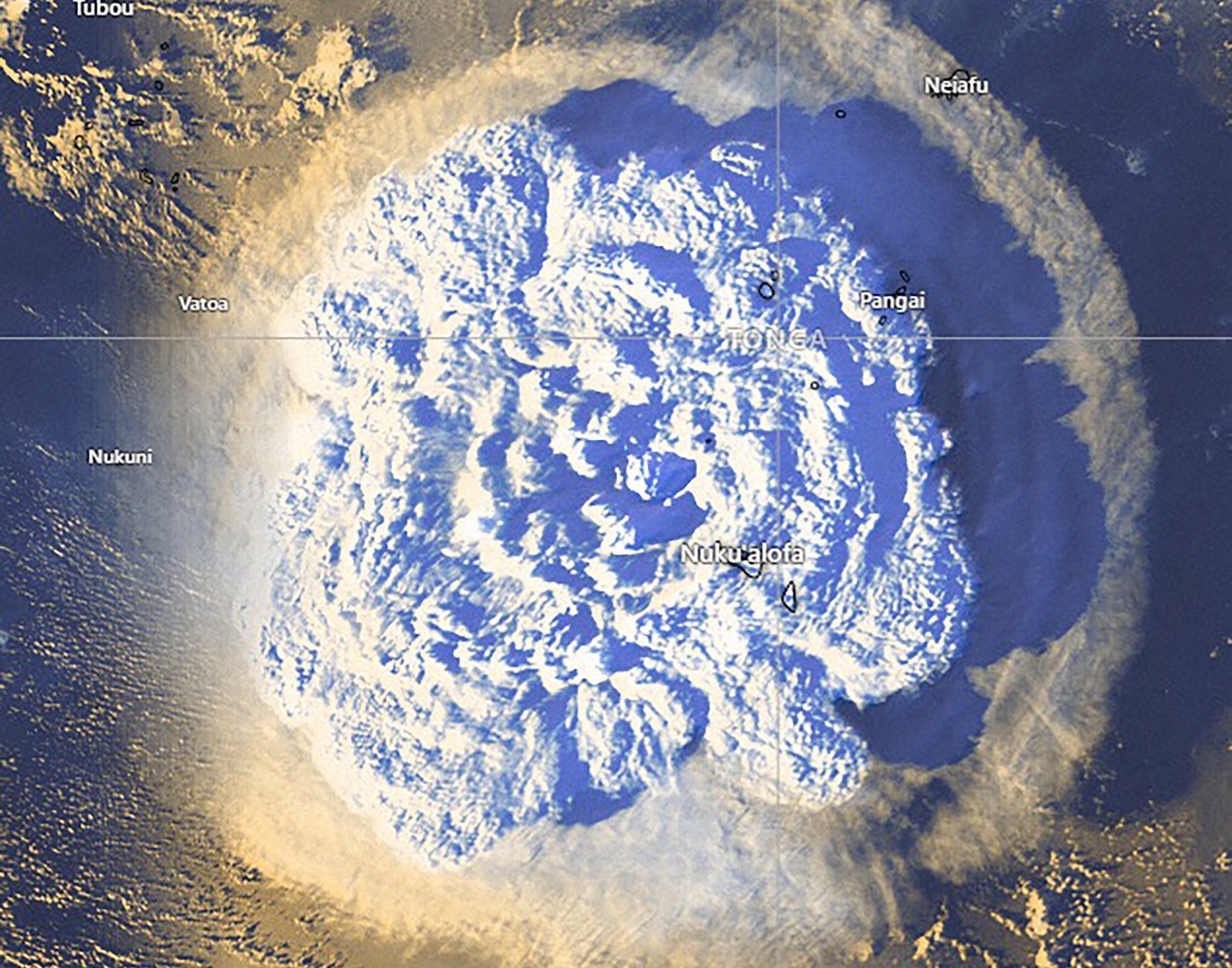 Powerful Volcano Eruption And Tsunami Cause Widespread Damage In Tonga