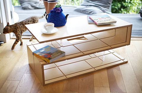 Elegant Coffee Table Doubles Up As A Playhouse