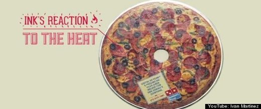 Clever Marketing Campaign Gives DVD's The Aroma And Look Of Hot Steaming Pizza's