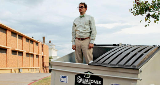 Why Is This Professor Moving Into A Dumpster?