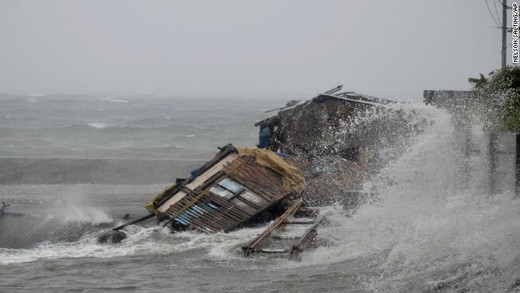 Super Typhoon Haiyan Sweeps Across Philippines