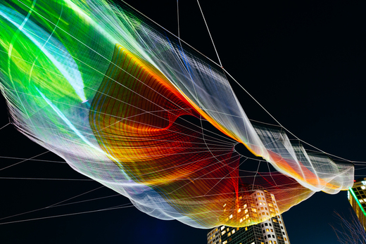 Interactive Art Installation Allows Public To 'Paint' Vancouver Skies