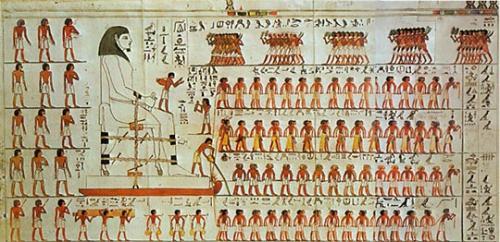 Ancient Tomb Painting Provides Answer To Pyramid Building Mystery